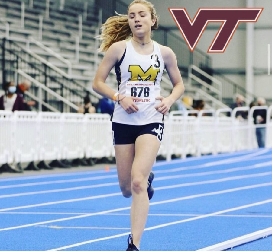 Bonser is thrilled to further her love for running at Virginia Tech.