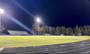 Midlothian High School's football field after their  29-25 playoff loss to Glen Allen.