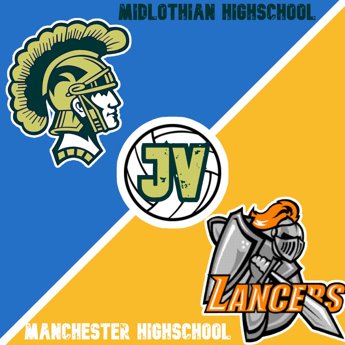 Midlothian High School vs Manchester JV boys Volleyball